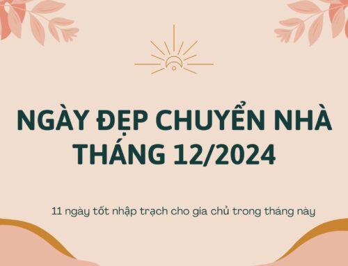 Hướng dẫn xem ngày đẹp chuyển nhà tháng 12 năm 2024