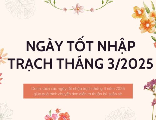 Xem ngày tốt nhập trạch tháng 3 năm 2025 giúp vượng khí dồi dào